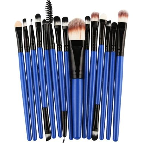 15Pcs Makeup Brushes Set Eye Shadow Foundation Powder Eyeliner Eyelash Lip Make Up Brush Cosmetic Beauty Tool Kit Hot