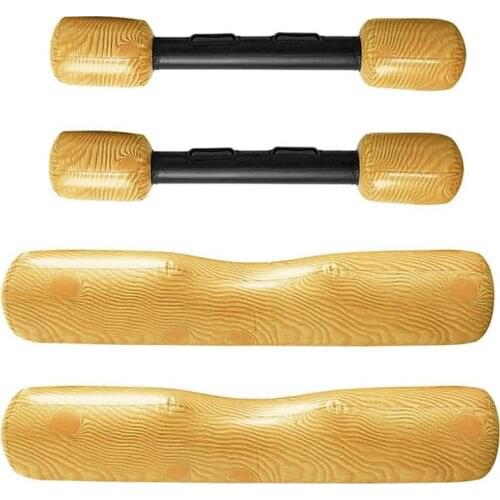 4-Pieces Inflatable Pool Toys Set Battle Log Rafts Games Pool Float Row Toys Water Toys For Summer Pool Party Water Sports