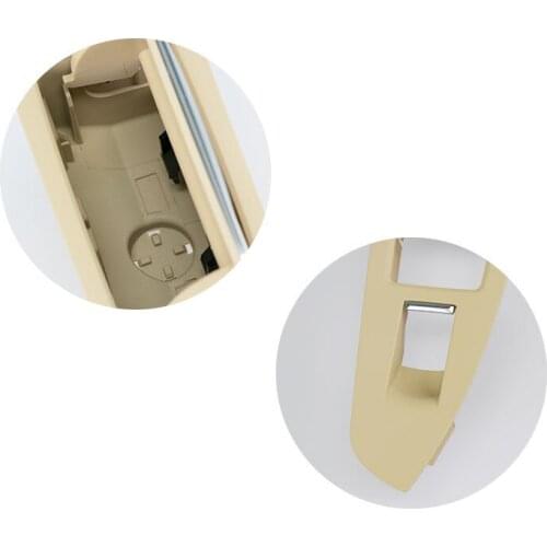 Car Interior Door Panel Handle Rear seat panel cover Carrier Trim Accessories For BMW 7 series F01 F02