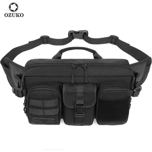Xiaomi Fashion Waist Bag Large Capacity Crossbody Shoulder Bag Outdoor Sports Waterproof Mens Chest Bag Purse Phone Belt Bag