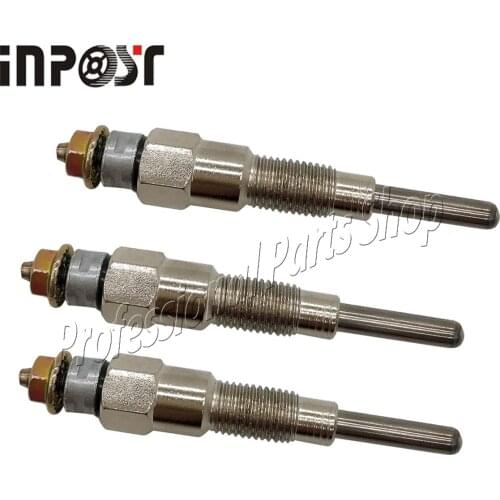 New 3PCS Glow Plug For Kubota D722 D902 D905 D1005 D1105 16851-65512 16851-65510