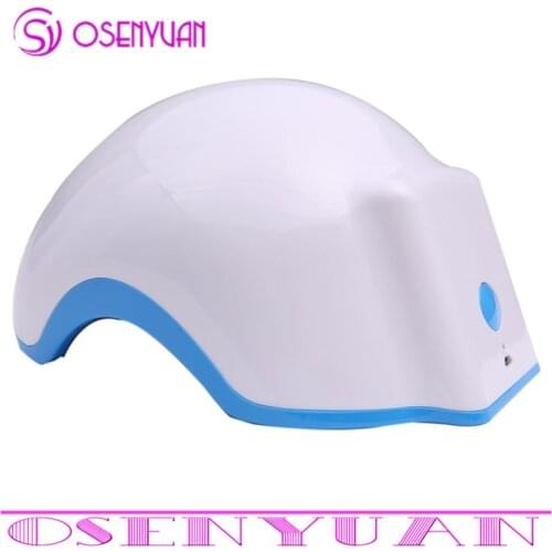 Rechargeable Laser Therapy Hair Growth Helmet Equipment 678nm Treatment Anti Loss Promote Regrowth Cap Machine For Men Women
