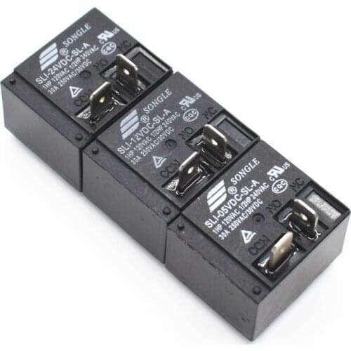 Power Relays SLI-05VDC-SL-A SLI-12VDC-SL-A SLI-24VDC-SL-A 5V 12V 24V 30A HF2160 4PIN Relay Wholesale Price