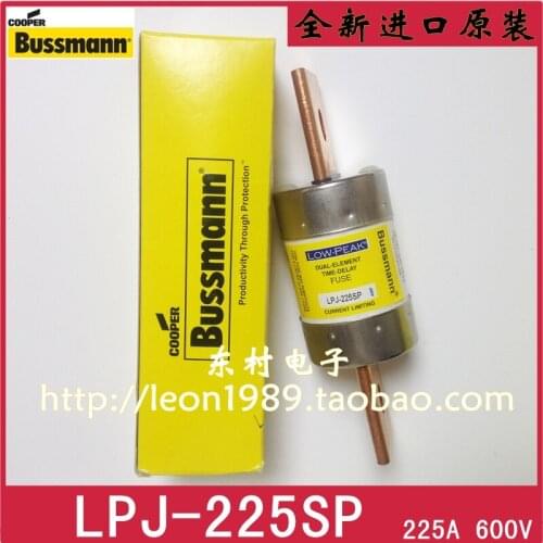 [SA]United States BUSSMANN LOW-PEAK fuse slow-blow LPJ-225SP 225A 600V