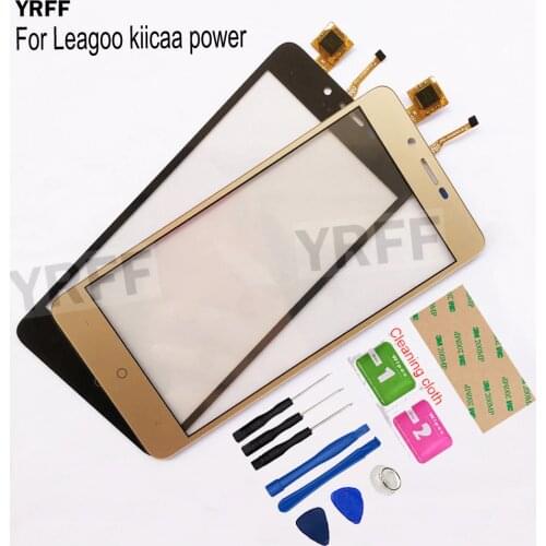 Mobile Touch Screen For Leagoo Kiicaa Power Touch Screen Digitizer Touch Panel Replaacement Front Glass Lens Sensor Tools