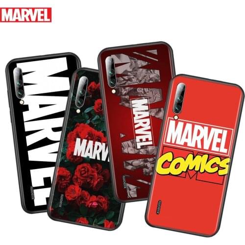 Silicone Black TPU Cover Marvel Logo Art Fashion For Xiaomi Mi 11 11i 10i 10T 10 9T 9SE 8 Ultra Lite Pro 5G Phone Case