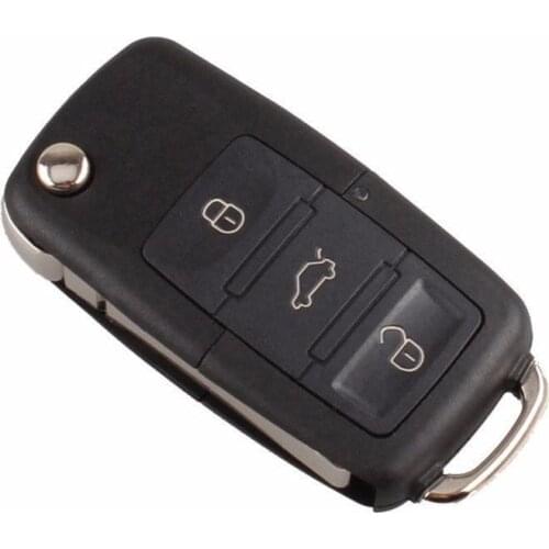 Replacement Remote Key Shell for Golf 4 5 Passat B5 B6 Touran Seat Skoda Folding Car Remote Key Flip Folding Key Shell
