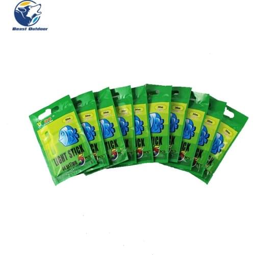 5，30，60，pcs 4.5*37mm Fireflies For Fishing Night Fishing Luminous Float Fluorescent Light Stick Rod Multi-color Lights Fishing T