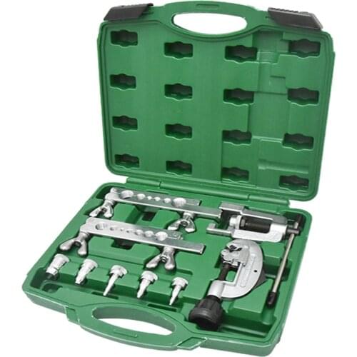 W0099 Air Conditioning Maintenance Reamer Kit Tool Set Pipe Flaring Expander Tool Heads Tube Swaging Kit Flaring Hand Tool Set