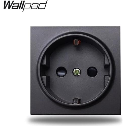 Wallpad S6 EU Schuko Wall Electrical Power Socket Modular DIY Free Combination Vertical Horizontal Mounting