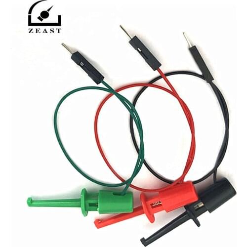 3 Pcs 20cm Transistor Tester Test Hook Test Clip