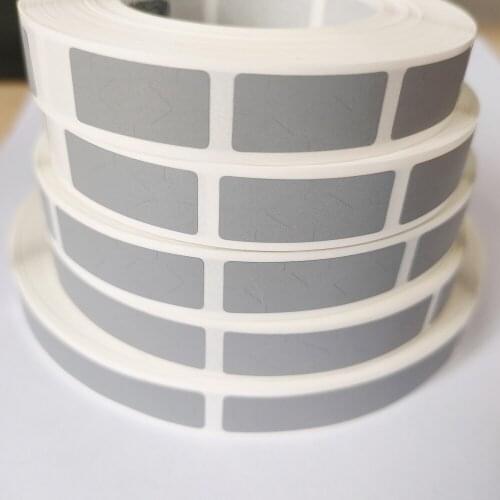 1000pcs /Lot 10mm Width Grey Silver SCRATCH OFF Sticker DIY Manual Hand Made Scratched Stripe Card Film Free Shipping