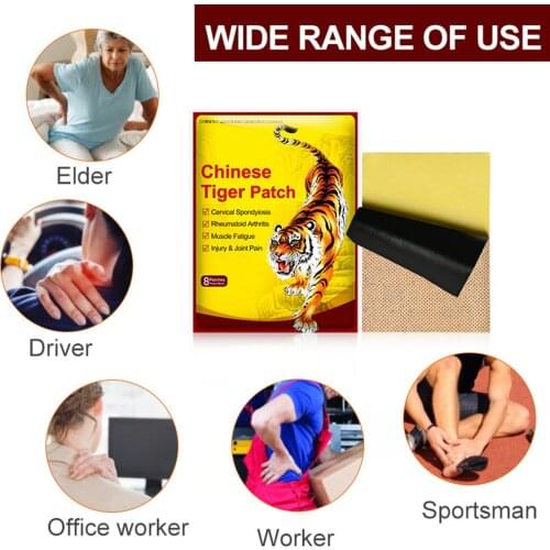 Sumifun 40pcs Tiger Balm Patches Analgesic Plaster Arthritis Joint Back Pain Patch Neck Muscle Body Herbal Plaster
