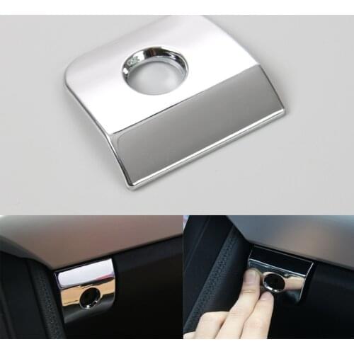 Auto Car Passenger Co-driver Side Storage Box Switch Button Cover Trim Styling Decoration Sticker Fit For Ford Mustang 2015-2016