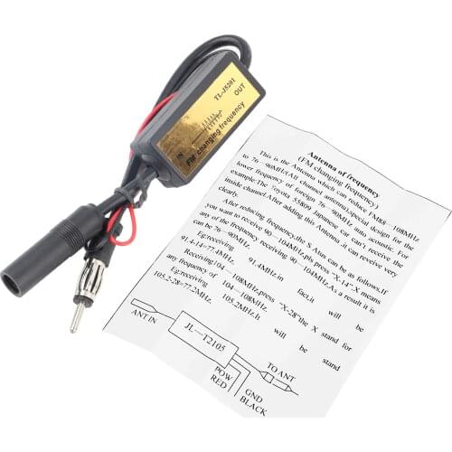 Car Frequency Antenna Radio FM Band Expander Converter Antenna For Japanese Autos Frequency Converter Antenna Car String