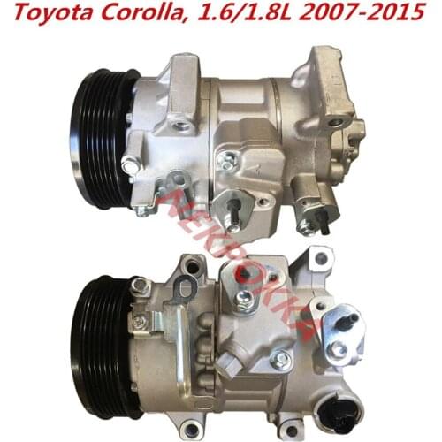 Automotive air conditioning compressor for corlla 2005-2015,vios 2007-2013,Engine Model:1ZR-FE/2ZR-FE