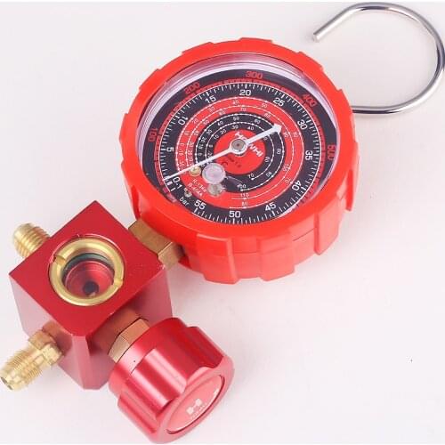 Car Air conditioning refrigerant Freon R22/R410a Refrigerant Pressure Gauge fluoride gauge