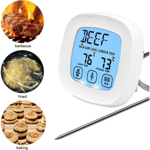 Confirm Read the Eddingtons Digital Thermometer Kitchen Timer Barbecue Meat Thermometer With Remote Probe Oven Alarm Temperature