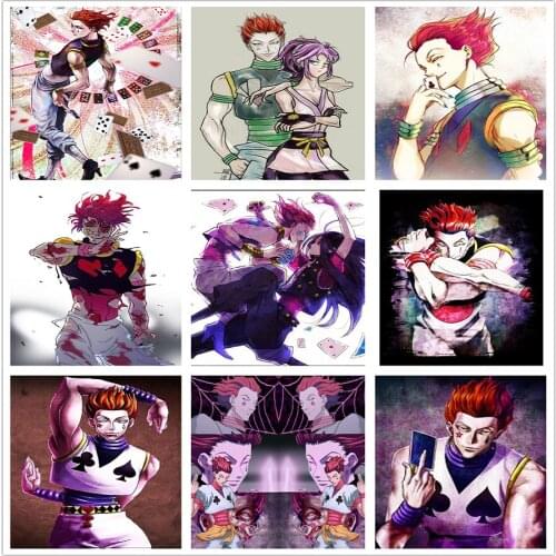 DIY Diamond Painting Anime Hunter X Hunter Cross Stitch Kits 5d Diamond Embroidery Mosaic Home Decor Art
