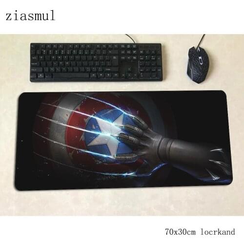 S.H.I.E.L.D mouse pad esports Computer mat 700x300x3mm gaming mousepad thick HD print padmouse keyboard games pc gamer desk