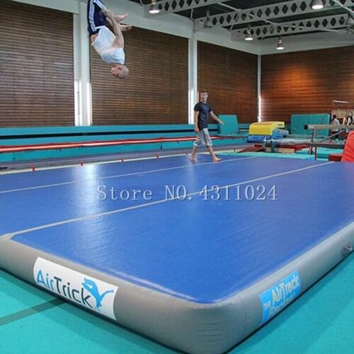 Free Shipping 4x4m&5x5m&6x6m Air Track Tumbling Mat for Gymnastics Inflatable Gymnastics Airtrack Tumbling Mat Air Floor Mats