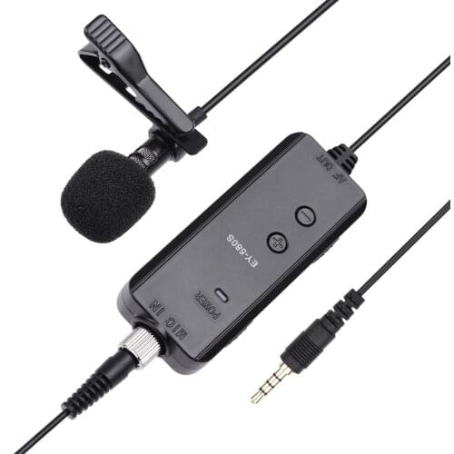 Microphone Mic Amplifier Volume Adjustment Real-time Monitor Funtions with Monitor Earphone 3.5mm to 6.5mm Audio Adater