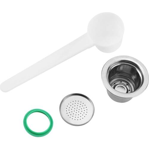 Stainless Steel Refillable Reusable Coffee Capsule Compatible For Coffee Machine Coffee Machine Filled Capsule