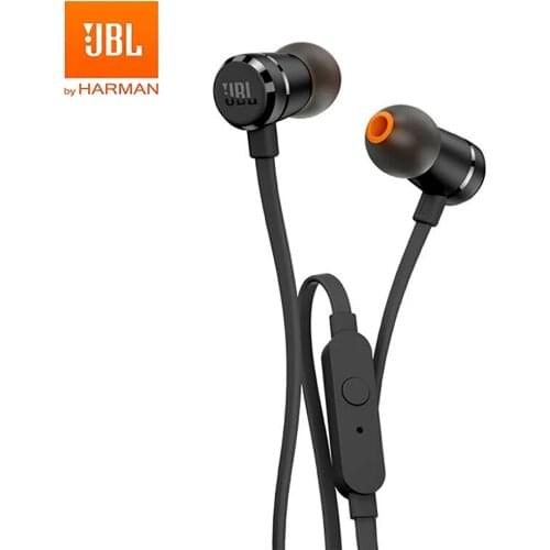 Original JBL T290 In-Ear Wired Stereo Headphones Sports Aluminum Earphones Pure Bass High Performance Headset With Microphone