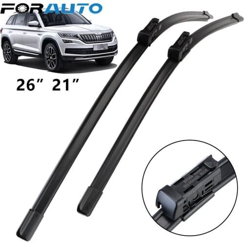 2pcs Car Wiper Blades Front Windscreen Windshield Wipers For Skoda Kodiaq 2016-2020 Car Accessories 26"21"