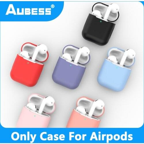 Silicone Cover Case For Apple Airpods Case Sticker Bluetooth Case For Airpod 1/2 For Air Pods Earphone Accessories Skin