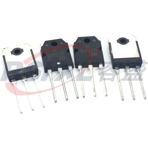 KTB2510 KTD1510 B2510 D1510 TO-3P HIGH POWER AMPLIFIER DARLINGTON New and Original 10pcs/lot 5 pairs