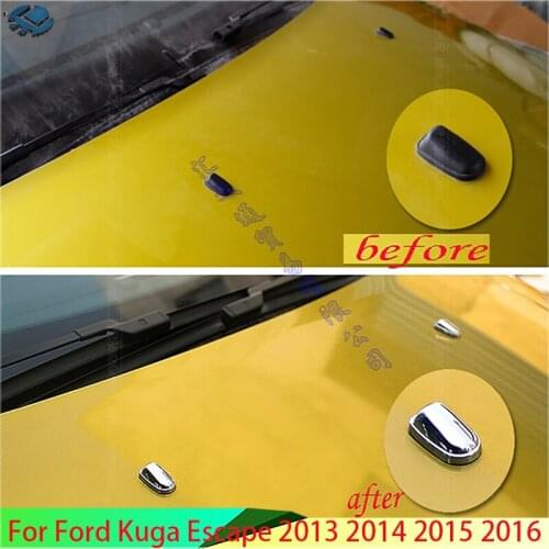 For Ford Kuga Escape 2013 2014 2015 2016 High-quality ABS Chrome Engine Water Spout Cover