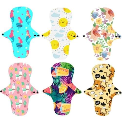 1pc Environmental sanitary napkins Breathable Women Feminine Panty Liner Sanitary Napkin Pad