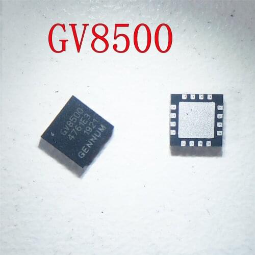 10PCS Free shipping GV8500-CNE3 Silkscreen: GV8500 Video processing chip QFN-16 New original authentic