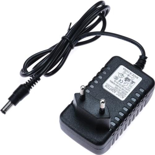 12V 2A Power Supply Charger Adapter Universal EU Plug Converter for Camera Video MP4 Audio LED light strips