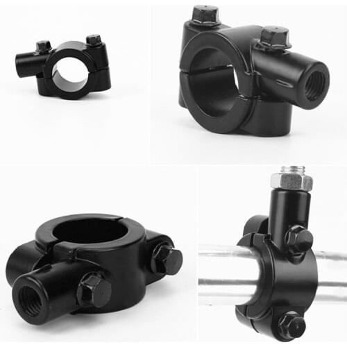2Pcs 8mm 10mm Motorcycle Bike Handlebar Mirror Adaptor Holder Mount Brackets Clamps Mirror Mount Clamp Rear View Mirror Holder