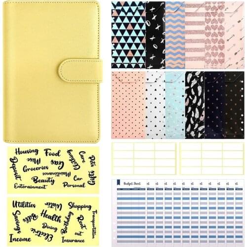 29 Pcs A6 Budget Binder Set,System Budget Planner Organizer for Your Passport,Tickets,Cards,Etc,Convenient