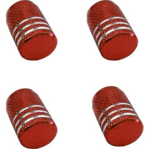 4Pcs Aluminum Car Motorcycle Tyre Tire Air Valve Cap Rim Port Dust Stem Cover for Exterior Accessories External Modified tool