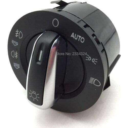 4FD941531A 4F1941531E 4FD 941 531A 4F1 941 531E Chrome Headlight Switch Contorl w/ Auto For AUDI A6 S6 C6 RS6 Allroad Q7