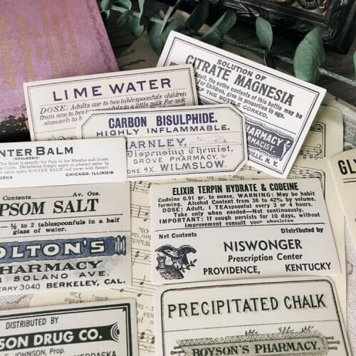 YPP CRAFT Vintage Style Paper Stickers for Scrapbooking Happy Planner/ DIY Crafts/ Card Making Decoration