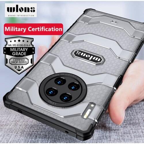 Huawei Mate 30 Pro Case Wlons Military Rugged Armor Case for Huawei Mate30 Pro Mate 30 5G Drop-tested Protection Back Cover