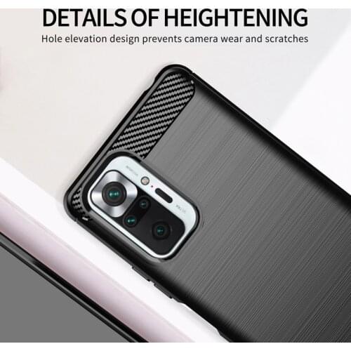 For Xiaomi Redmi Note 10 Pro Case Redmi Note 10S 10 S Cover Shockproof Bumper Soft TPU Phone Back Case Redmi Note 10 Pro Max