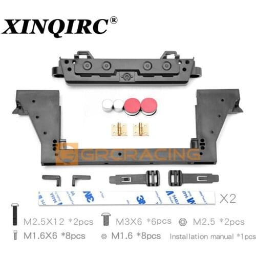 For 1 / 10 RC tracked vehicle trx4, the front and rear shell hidden lock can be changed into half pickup g156c