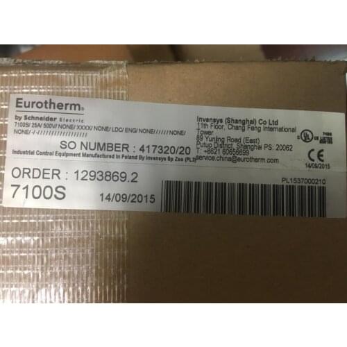 EUROTHERM 7100S PL1537000210 /1293869.2