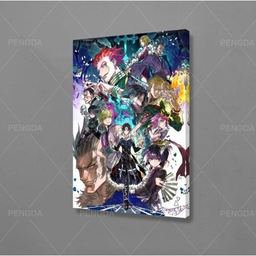 Home Decoration Painting Wall Art HD Print Modern Poster Canvas Cuadros Modular Hunter Hunter Blood Picture Blood Anime For Gift