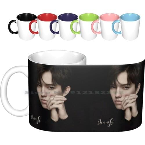 Dimash Kudiabergen Ceramic Mugs Coffee Cups Milk Tea Mug Dimash Dombra 6 Octive Best Voice In World Reaction Reactions Dimash