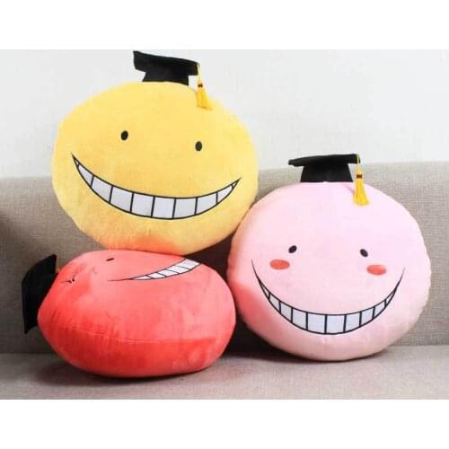 Assassination Classroom Plush toys kill the teacher figure doctor cap hold pillow graduation gift cotton doll