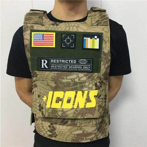 Como Rapper Hiphop MC VEST RAPPER BAR TANK TOP Fashion New Design Street Fashion ICONS Military militari Tactic tactical Vest