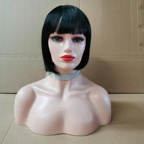 Wig Display Head 20.5inch Head Wig Model Making Mannequin Head Hat Headwear