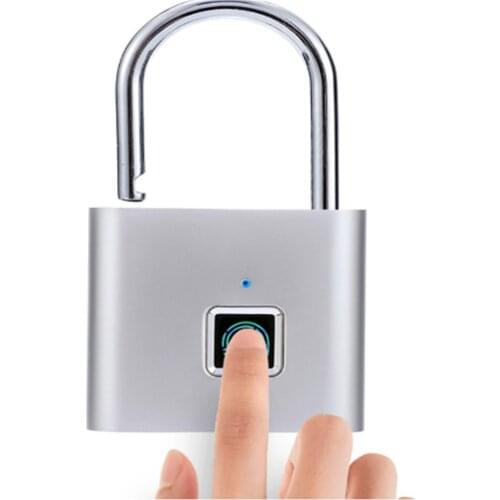 Simple New Style Home Intelligent Electronic Password Fingerprint Padlock Key Box Two Models Anti-theft And Durable